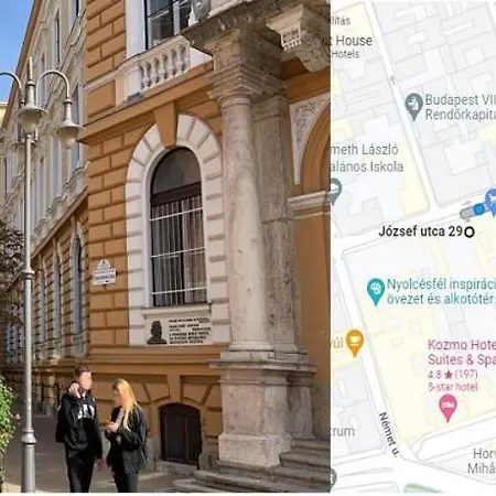 New Blue Danube With Balcony And Parking Budapeste